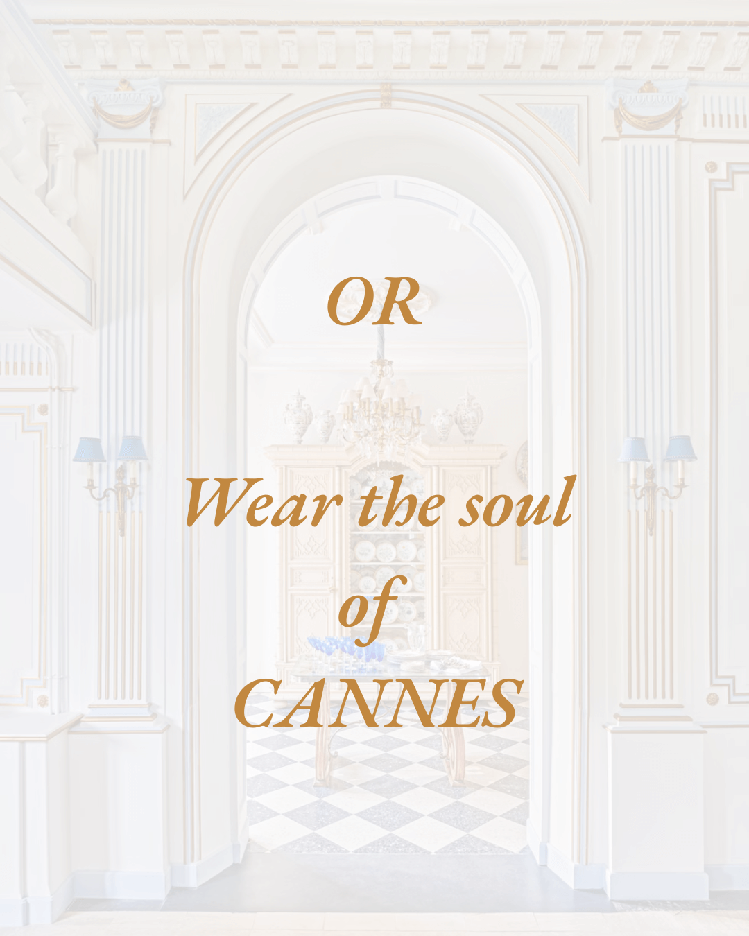 Milliarda Cannes luxury perfumes OR Collection inspired by Cannes and Cote d'Azur