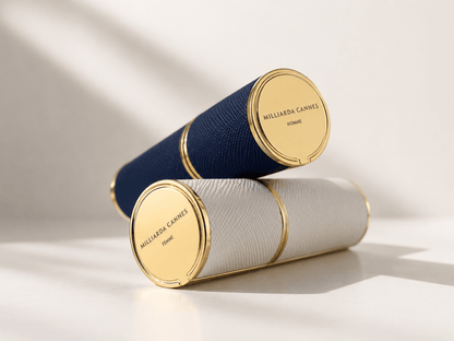 L'Odyssée a Deux- Leather-Encased Travel Set
