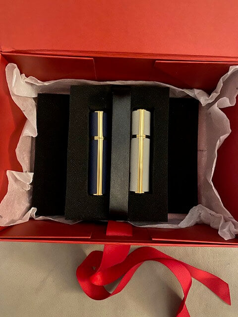 L'Odyssée a Deux- Leather-Encased His & Hers Discovery Set